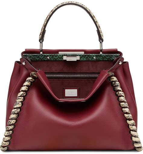 fendi peekaboo medium|fendi peekaboo snakeskin.